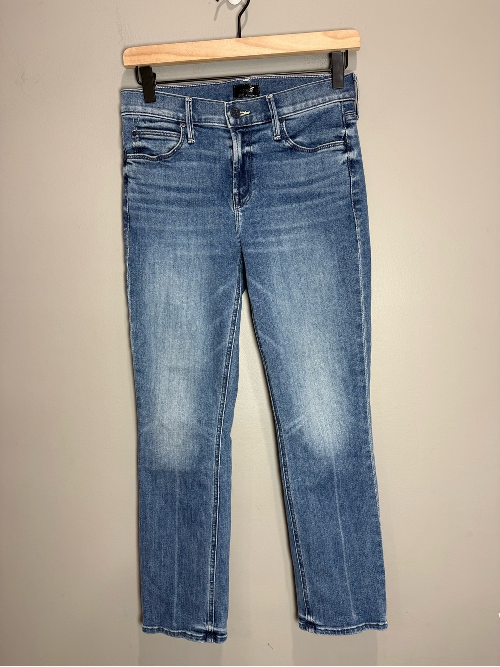 MOTHER Lil Mid Rise Dazzler Ankle Jeans We The Animals Size 25 Petite